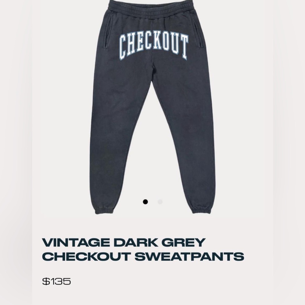 Vintage Dark Grey Sweatpants